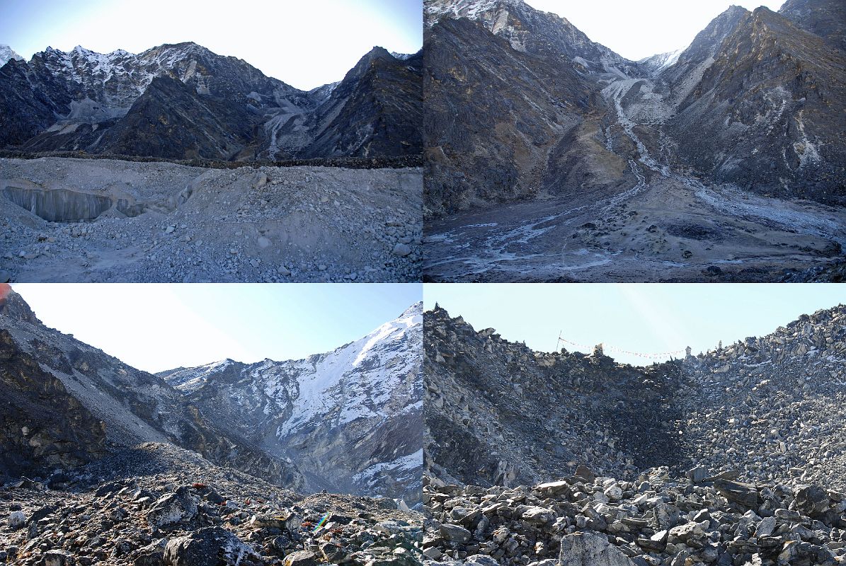 Kongma La 01 Trail From Lobuche Crosses Khumbu Glacier And Climbs To Kongma La